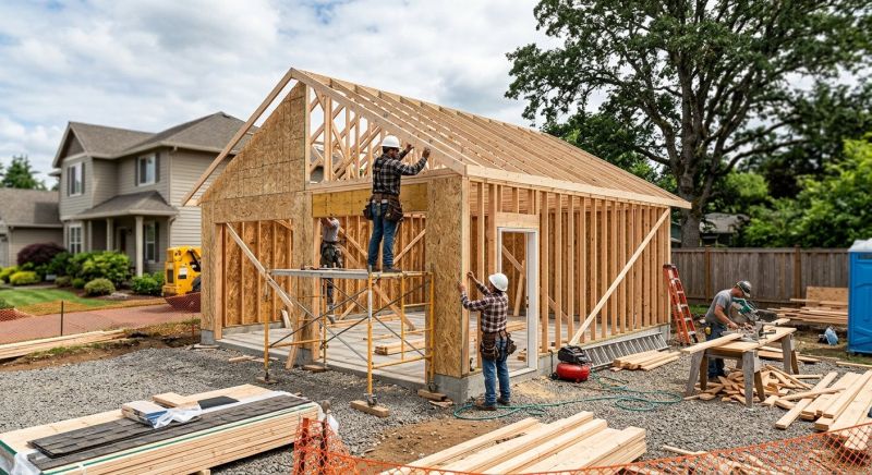 Attached Garage Construction in Summerville, SC
