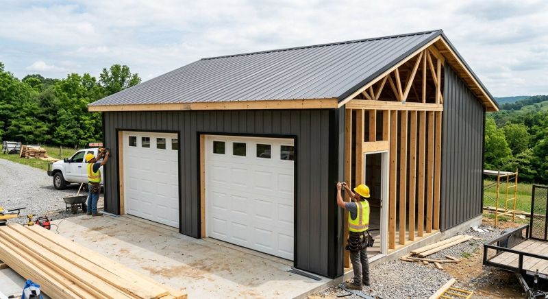 Attached Garage Construction in Pearland, TX