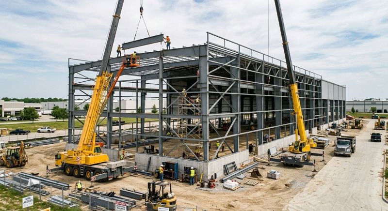 Commercial Garage Construction in Conroe, TX