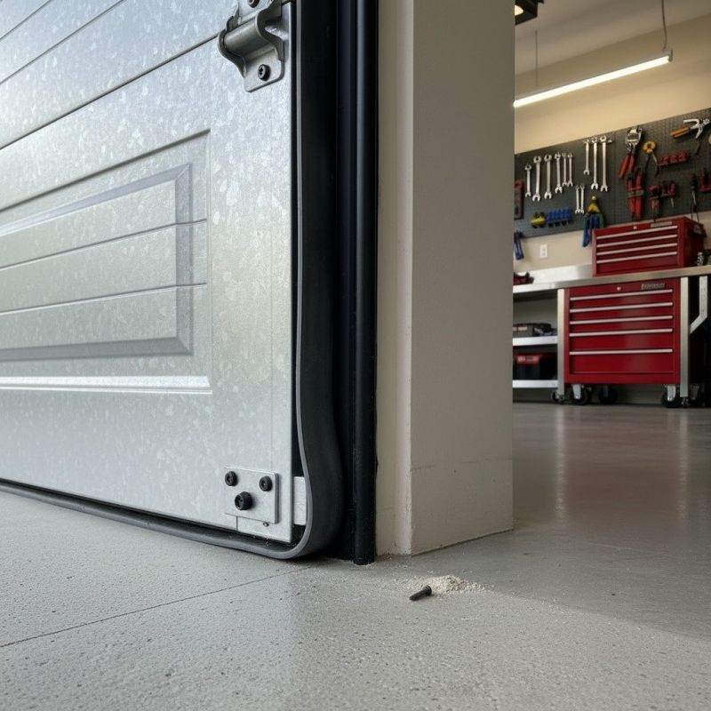 Garage Door Seal Installation detail