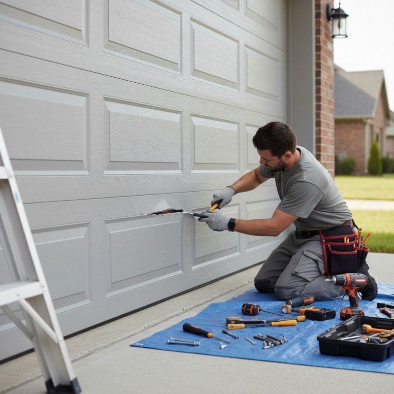 Sectional Door Repair detail