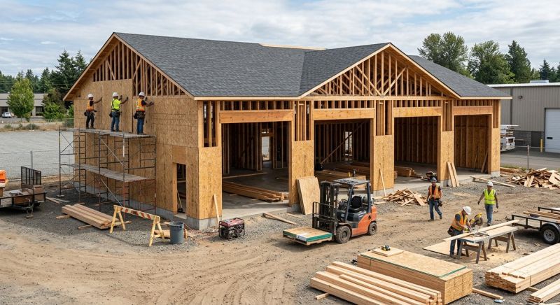 Industrial Garage Construction in Houston, TX