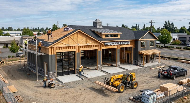 Industrial Garage Construction in Pearland, TX