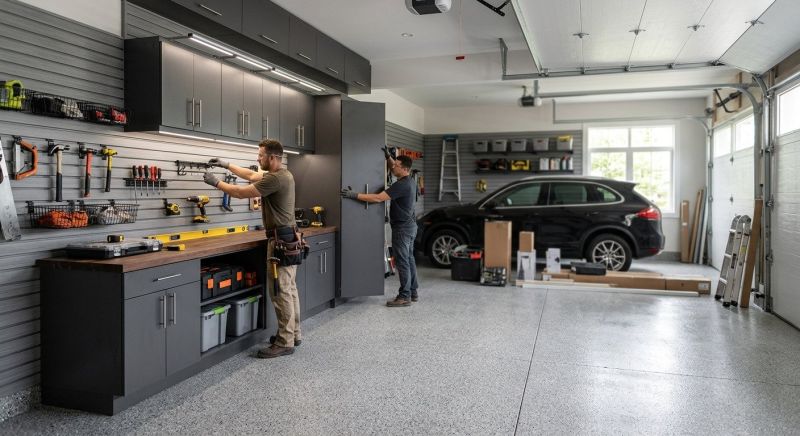Three Car Garage Installation in Katy, TX