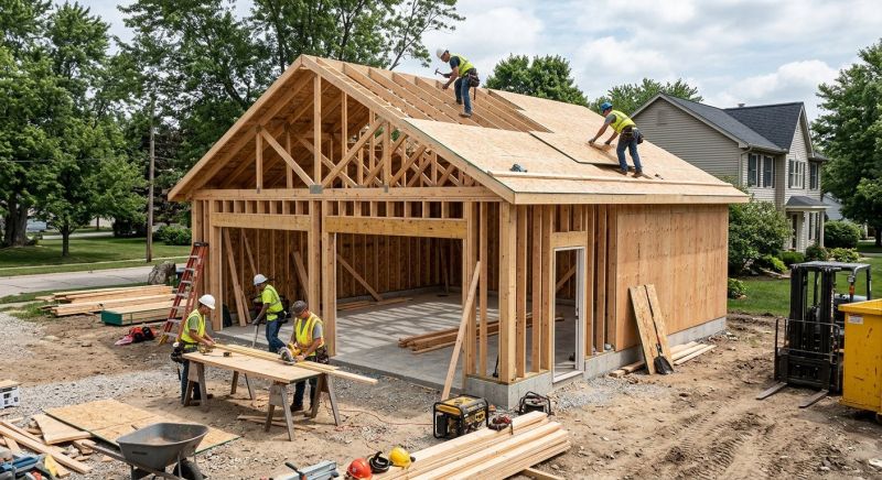 Wood Garage Installation in Cypress, TX