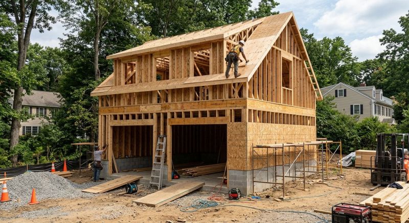 Attached Garage Construction in Charleston, SC