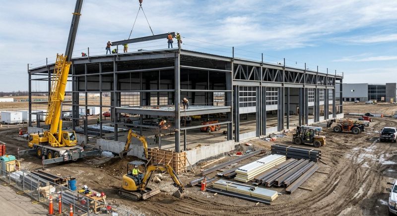 Warehouse Garage Construction in North Charleston, SC